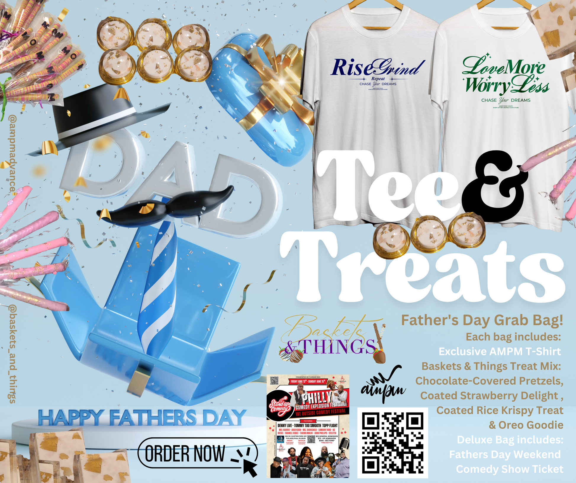 Fathers Day Tee & Treats Grab Bag