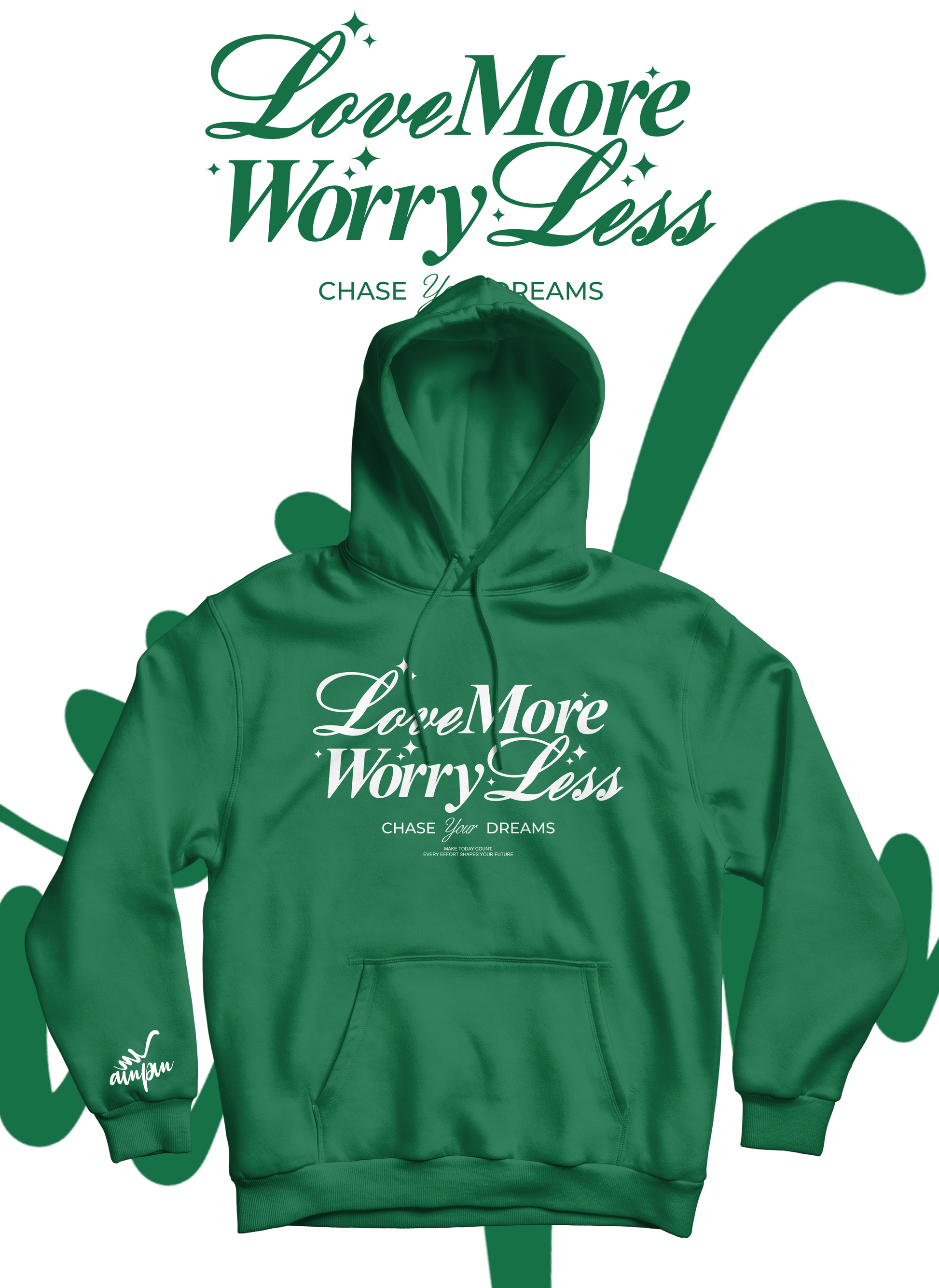 Love More Worry Less Hoodie