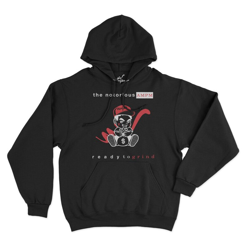 The Notorious AMPM hoodie in black
