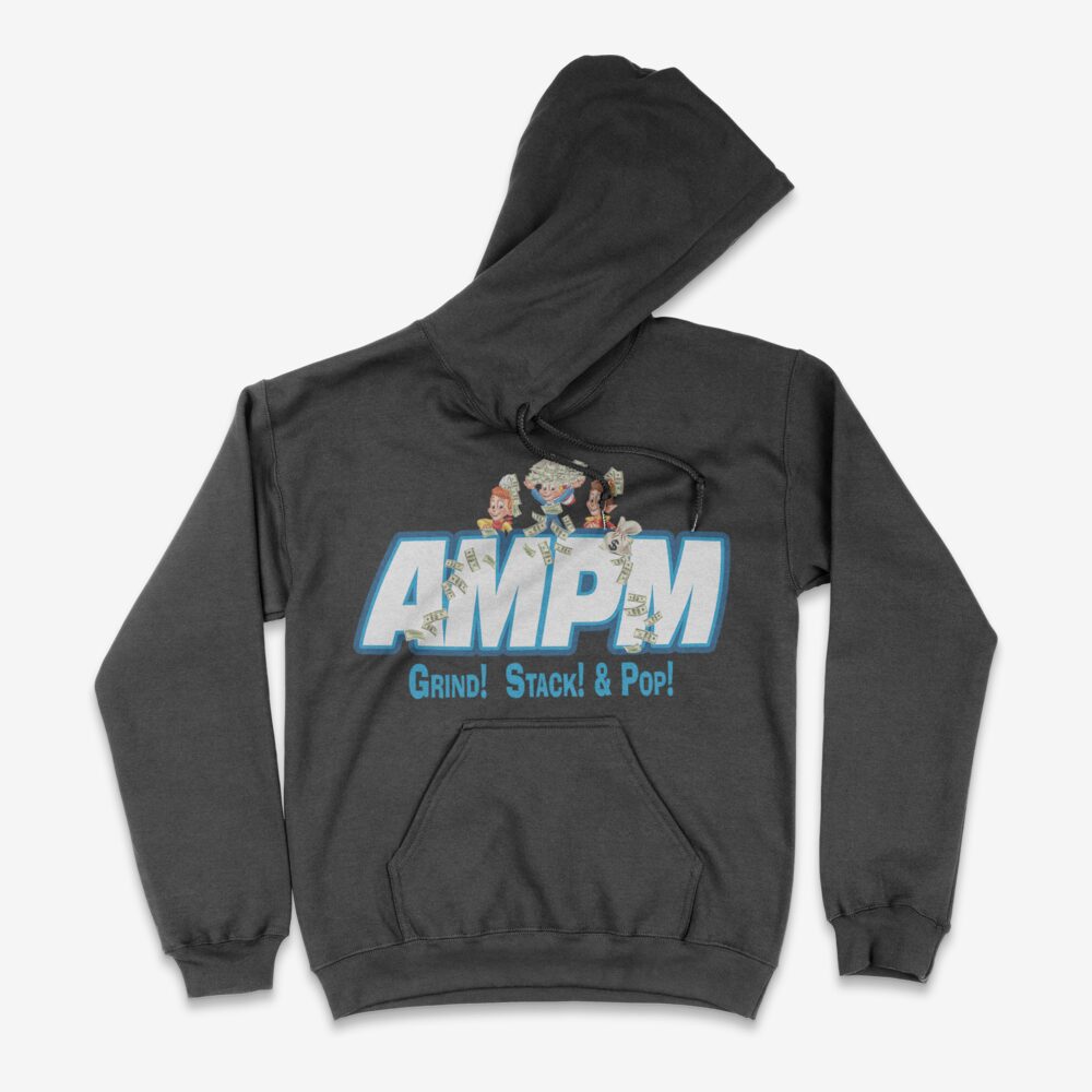 AMPM Rise, Grind & Pop hoodie by AMPM Advance